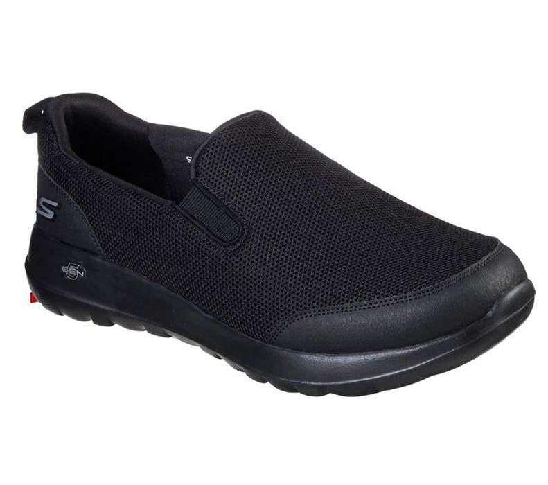 Skechers Gowalk Max - Clinched - Mens Slip On Shoes Black [AU-XL0732]